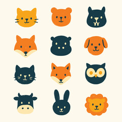 Hand-drawn animal Vector Illustration