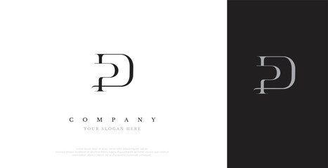 Initial DP Logo Design Vector 