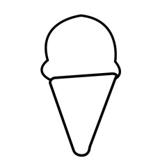 ice cream silhouette icon design template