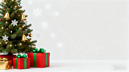 christmas tree with gifts