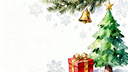 christmas tree and gifts