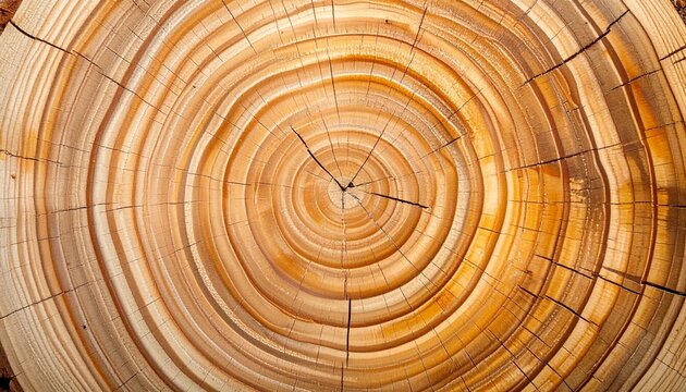 Stunning natural wood grain texture with captivating growth rings for design projects and presentations - Powered by Adobe