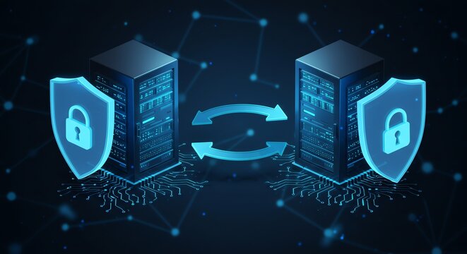 Secure Server Data Transfer with Cyber Security Protection