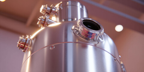 Polished Stainless Steel Industrial Vessel Machinery