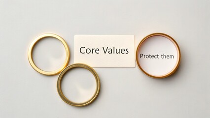 Core Values Under Protection: Symbolic Representation of Integrity and Commitment in Business Ethics and Personal Principles