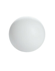 Blank, round, white plate.  Perfect circle, smooth surface