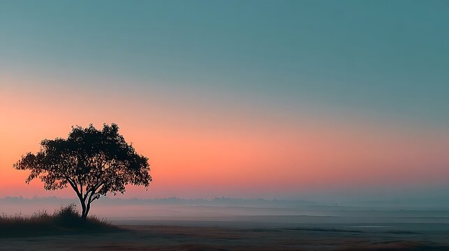 Minimal soft pastel gradient sky transitioning from gentle pink to light purple, thin horizon line at bottom, large blank open area ideal for creative overlay, web banner, or presentation background.