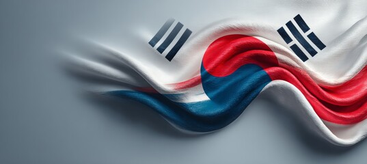 South Korea Flag Country Independence