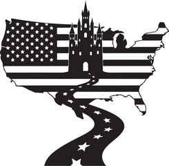 American dream castle road journey