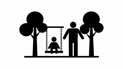 Father and Child at the Park