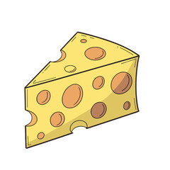 Colorful Dairy and Bakery Food Vector Set – Milk, Cheese, Butter, Yogurt, Bread, Croissant, Donut, Cupcake, Pancakes, Ice Cream Illustration