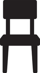 Chair Silhouette – Furniture Vector Icon