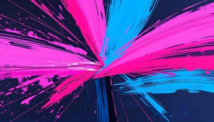 Textured Dry Brush Strokes A Galactic Abstract with Cosmic Drag