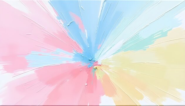 A Soft-Colored Abstract with Pastel Grunge: Textured Dry Brush Strokes