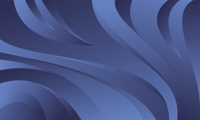 Abstract wavy blue background with layered curves and smooth gradients, creating a dynamic modern flow, ideal for technology, business, or creative design projects.