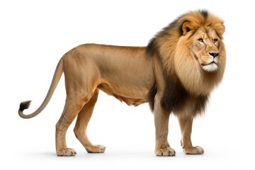 Obraz premium Lion back view wildlife mammal animal.