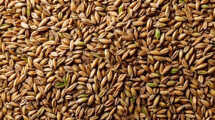 Grains texture golden and brown grains clustered closely