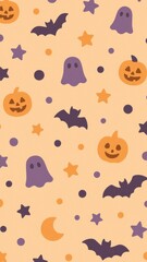 Fototapeta premium Spooky Halloween-themed mobile wallpaper