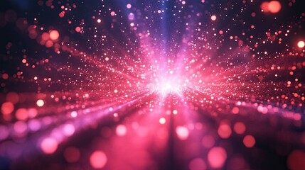 Fototapeta premium Independence Day fireworks with an American flag, AI-generated