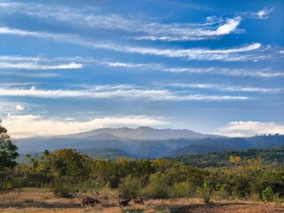 landscape with clouds