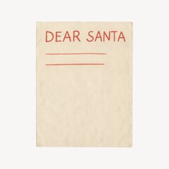 Vintage letter to Santa