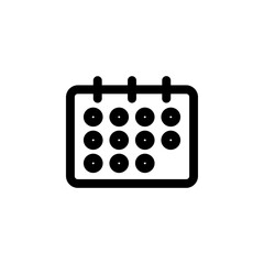 Calendar Icon for Date and Schedule