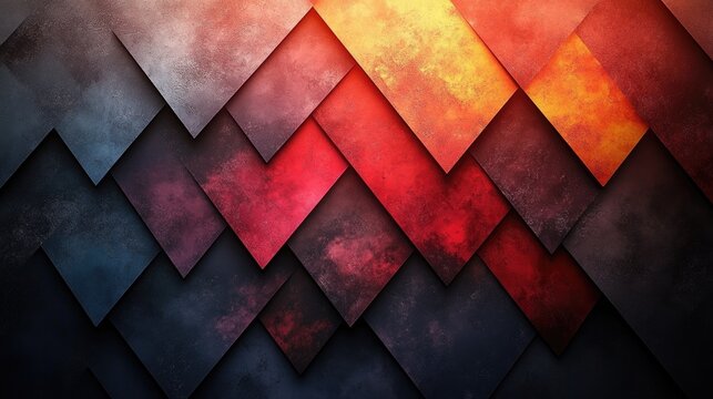 Abstract geometric background with overlapping textured square tiles.