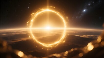A ring of fire surrounds Earth