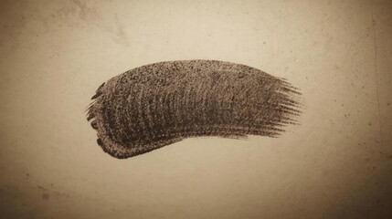 Abstract vintage ink smudge texture with a distressed charcoal appearance on aged paper, perfect for retro backgrounds and graphic design elements, conveying an old-world aesthetic