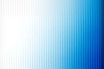 Illustration of bright blue and white abstract background with vertical wavy lines and a smooth gradient effect