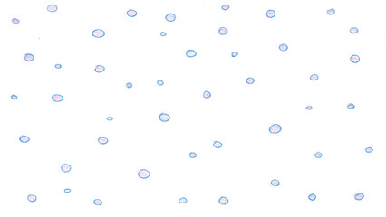 雨t153-0,Hand drawn blue water drop pattern on white background