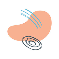 Abstract Organic Shape Illustration