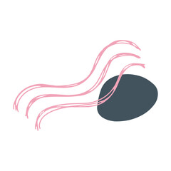 Abstract Organic Shape Illustration