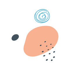 Abstract Organic Shape Illustration