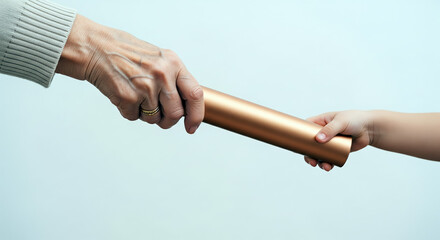 バトンタッチ（世代交代）