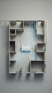 Wi-Fi Signal Transmission Through Walls Visualization
