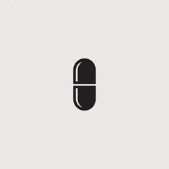vector illustration of a capsule