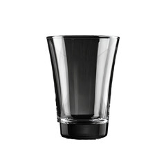 Empty, clear, short glass
