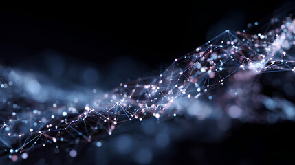 Big data technology data science analysis artificial intelligence generative ai deep learning machine learning algorithm neural flow network analytics innovation abstract futuristic. 3d rendering.