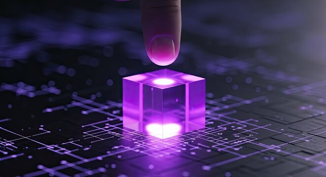 Digital Technology Innovation Future and Data Science Concepts