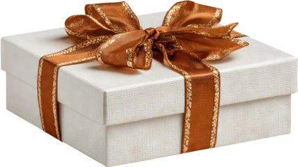 High resolution gift box isolated on white with transparent background clean png cutout ideal for ecommerce listings packaging mockups holiday present graphics web banners and app design
