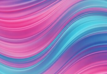 Obraz premium Abstract fluid wave background with pink and blue gradient colors