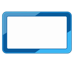 Tablet Computer Mockup - Empty Touch Screen Device Template for UI/UX Design Presentation