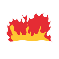 Fire flames vector illustration design template elements, flames clip art, clip art fire flames, isolated on white background