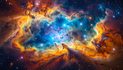 Colorful nebula
