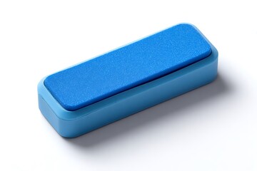Clean effortlessly with this vibrant blue whiteboard eraser, perfect for classrooms, offices, and creative spaces, offering a fresh, modern aesthetic