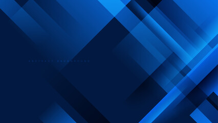 blue abstract background with overlapping stripes