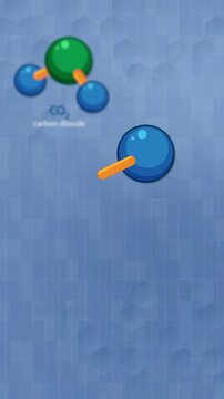 Molecular Structure Animation: Carbon Dioxide, Oxygen, and Water Formation