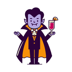 Halloween vampire  illustration design
