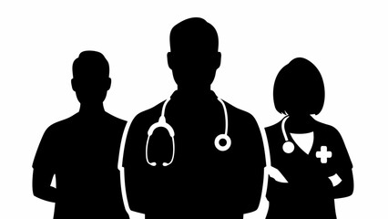 vector illustration of a doctors